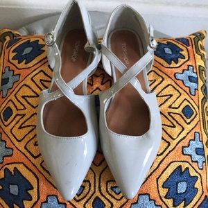 Topshop pointy patent leather flats